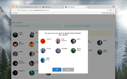 Mass Friends Deleter - Friends Remover screenshot 1