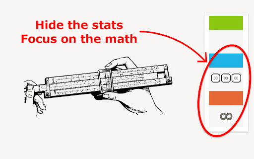 Math Site Stats Hider screenshot 1