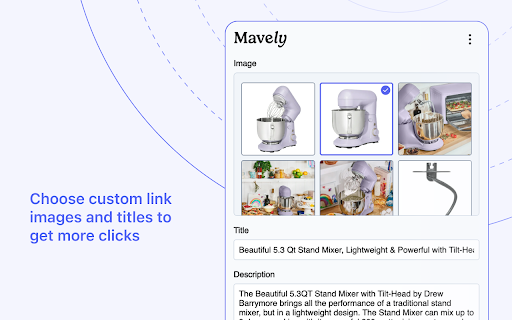 Mavely Link Creator screenshot 1