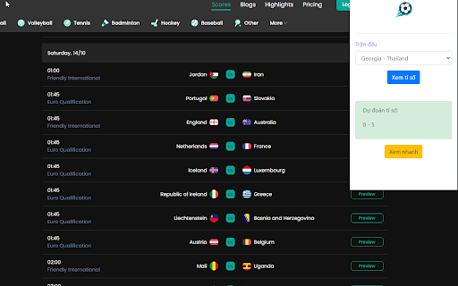 Mbscore screenshot 1