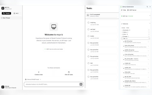 MCP-B Extension screenshot 1