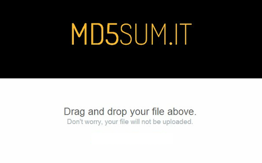 MD5sum screenshot 1