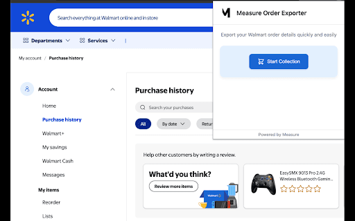 Measure Web Extension screenshot 1
