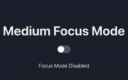 Medium Focus Mode screenshot 1