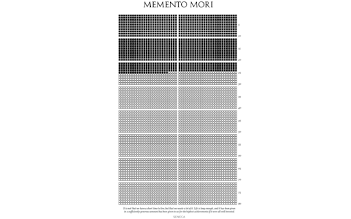 Memento Mori Life Calendar screenshot 1