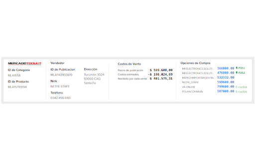 MercadoLibre Herramientas con IA screenshot 1