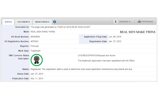 Merch by Amazon Trademark Protection screenshot 1