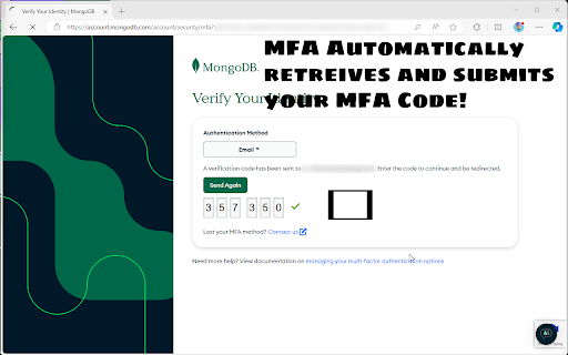 MFA (Multi Factor Authentication Assistant) screenshot 1