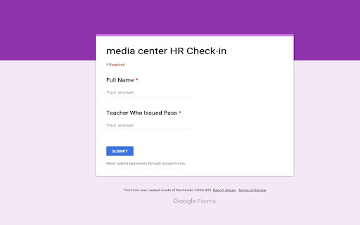 MHS LIBRARY CHECKIN screenshot 1