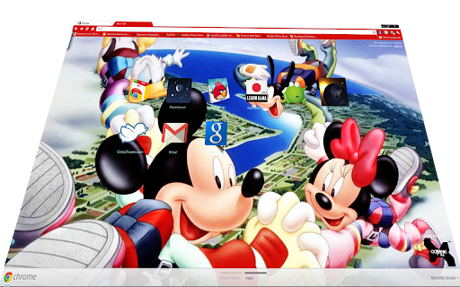 Mickey And Friends Skydiving Theme screenshot 1