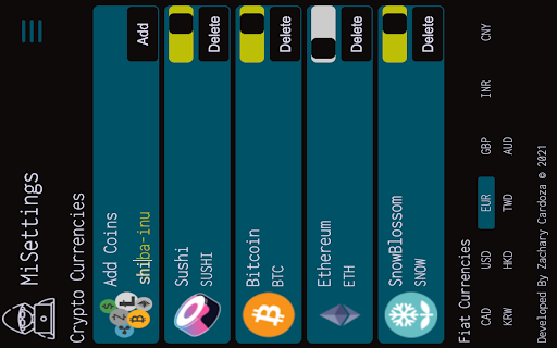 MiCrypto screenshot 1