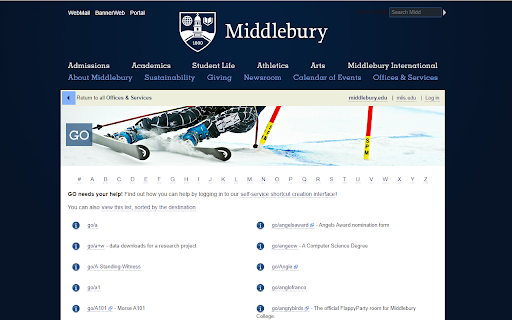 Middlebury Go screenshot 1