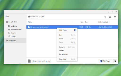MIDI Player screenshot 1