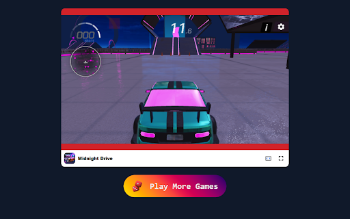 Midnight Drive Game - Race Through Neon Nights and Chase High Scores! screenshot 1
