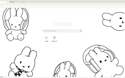 miffy white theme screenshot 1