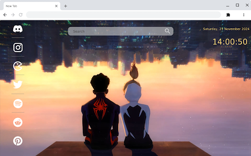 Miles Morales & Gwen Stacy SpiderMan:Across the Spider-Verse Live Wallpaper screenshot 1