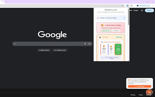 MindFocus AI screenshot 1