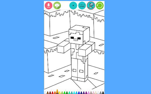 Minecraft Coloring Book 789 screenshot 1
