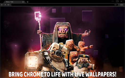 Minecraft Movie Piglin Army Dark Background Live Wallpaper screenshot 1