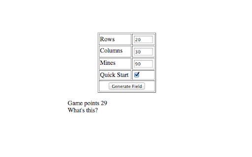 Minefield screenshot 1