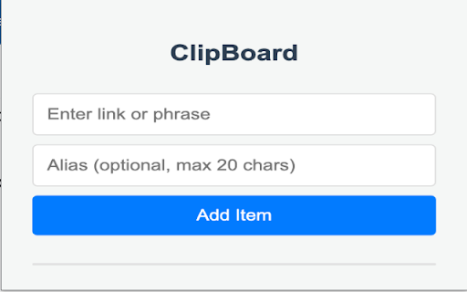 Minimal Clipboard screenshot 1
