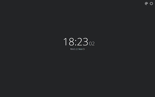 Minimal New Tab Clock screenshot 1