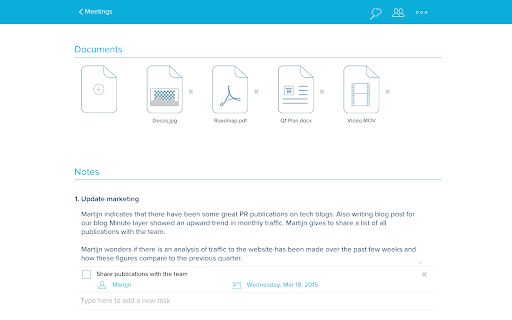 Minute - Meeting Collaboration screenshot 1