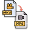 MKV to MP4 logo