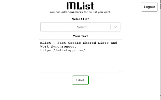 mList screenshot 1