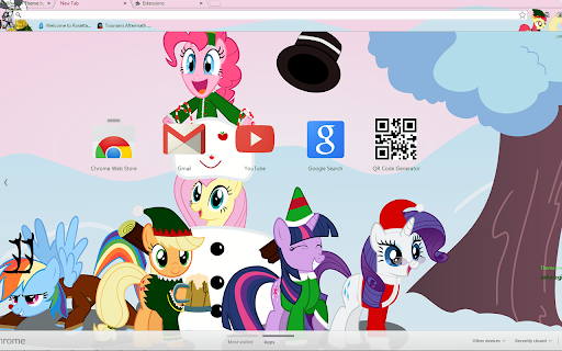 MLP Christmas Theme screenshot 1
