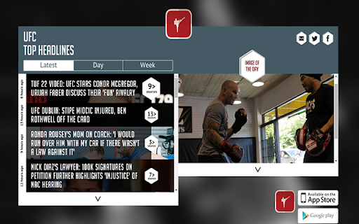 MMA News - Sportfusion screenshot 1