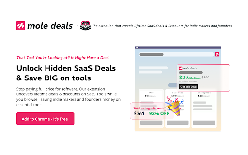 Mole Deals screenshot 1