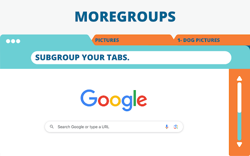 MoreGroups - subgroup your tabs screenshot 1