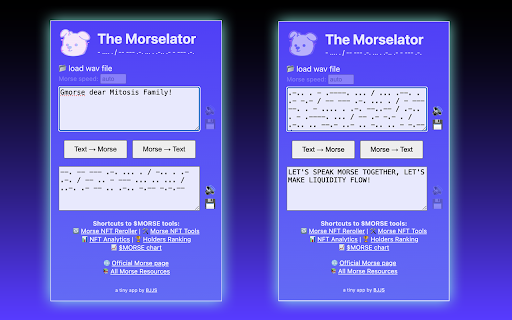 Morselator screenshot 1