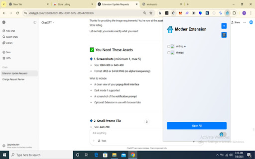 Mother Extension screenshot 1