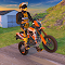 Motocross Driving Simulator Game logo