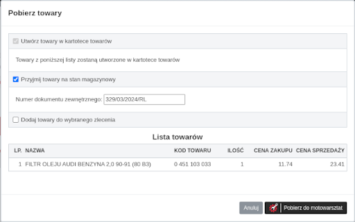 Motowarsztat.pl screenshot 1