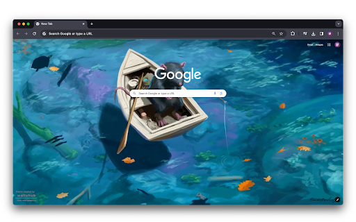 Mouse on the Lake with Unique Fishing Scene screenshot 1