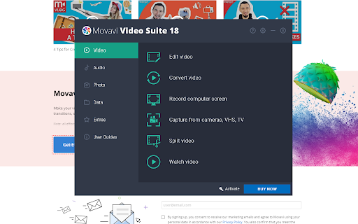 Movavi Video Suite 18 screenshot 1