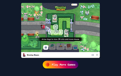 Mowing Mazes Game - Master the Art of Lawn Puzzle Solving! screenshot 1