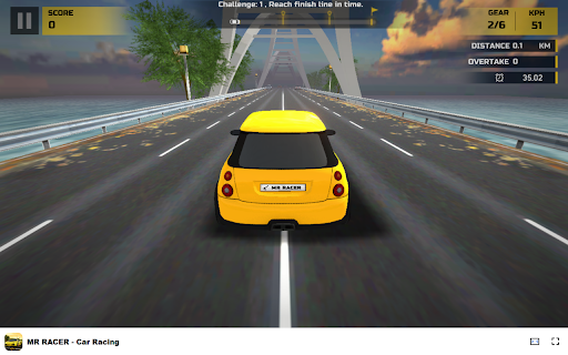 MR RACER - Car Racing - Dodge traffic and tackle driving challenges! screenshot 1