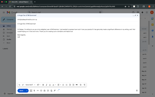 MrGrammar screenshot 1
