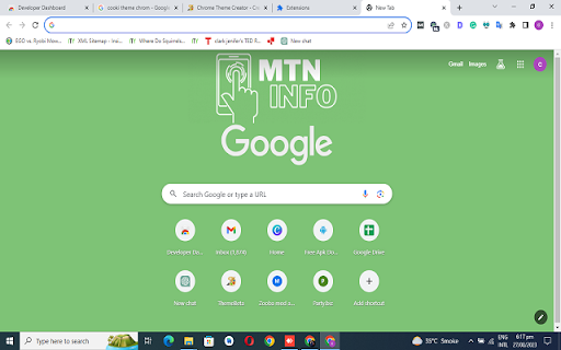 MTN Info Theme screenshot 1