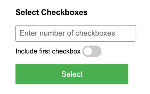 Multi-Checkbox Selector screenshot 1