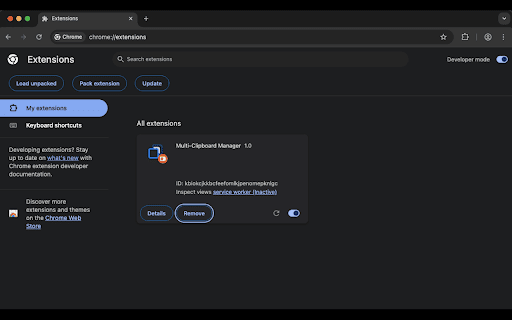 Multi-Clipboard Manager screenshot 1