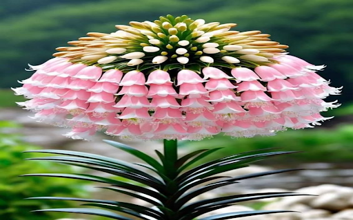 Multi-layered flowers Wallpaper screenshot 1