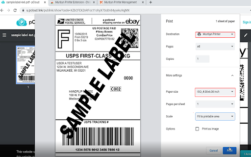 Munbyn Extension screenshot 1