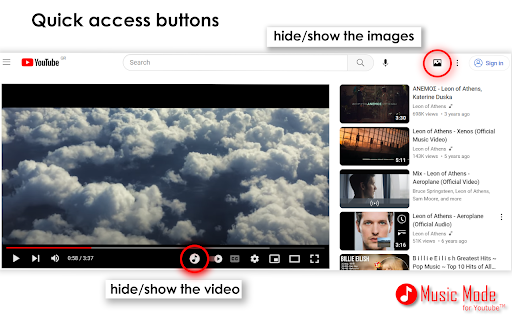 Music Mode for YouTube™ screenshot 1