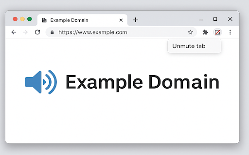 Mute Current Tab screenshot 1