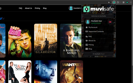 MuviSafe: Family-Friendly AI-Generated Movie Filtering screenshot 1